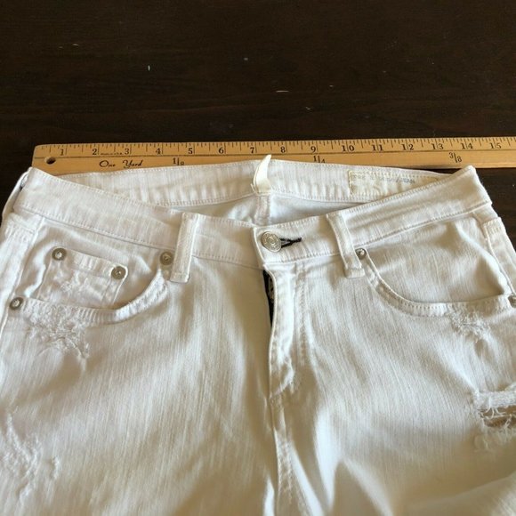 Rag & Bone Ripped Dash Slouchy Skinny Jeans 26 - Picture 9 of 13